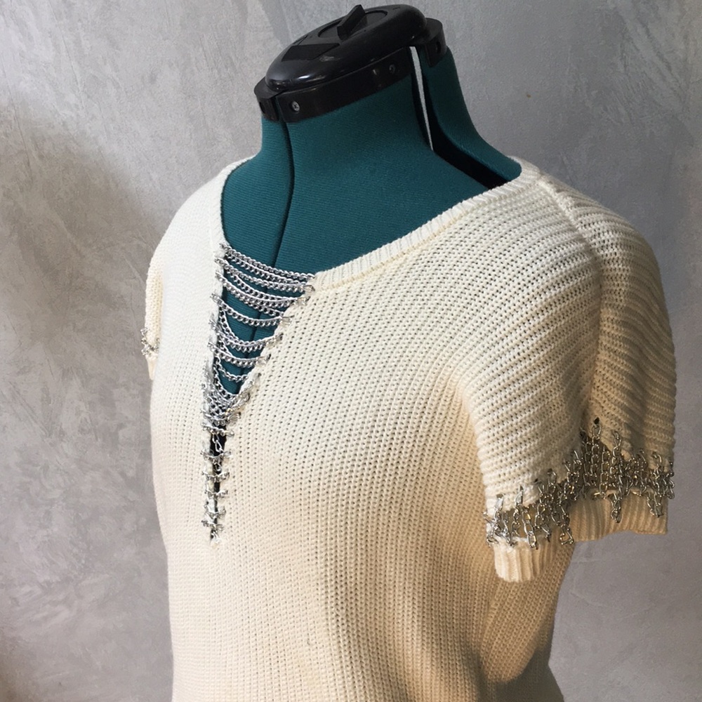 J-Lo Chain Sweater